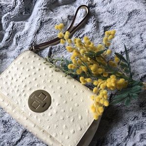 Kate spade ostrich wristlet