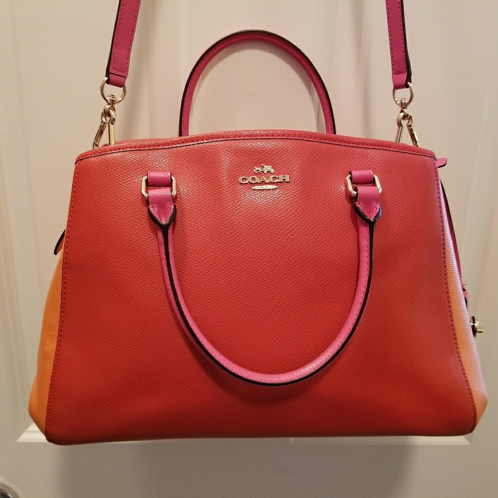 Genuine Leather Coach Bag