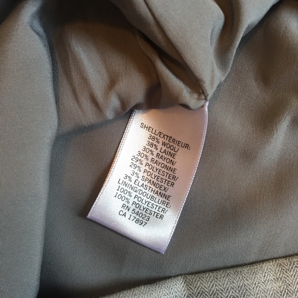 Banana Republic Factory heather grey lined skirt - Picture 5 of 5