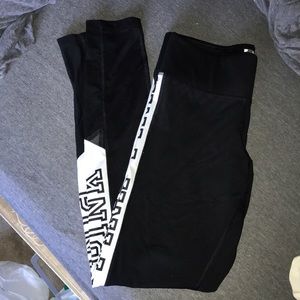 PINK leggings and tank top