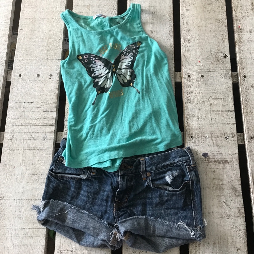 Super cute girls tank top size 8