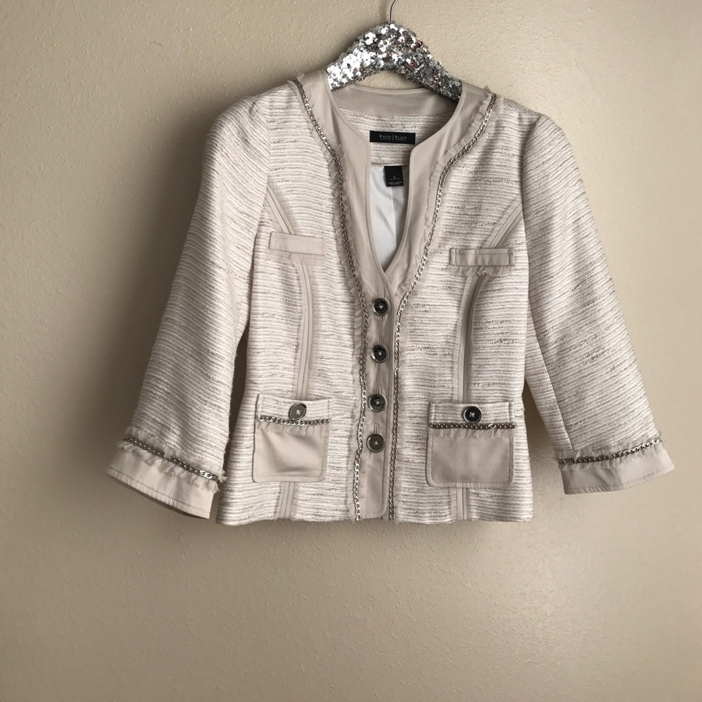 Cream blazer