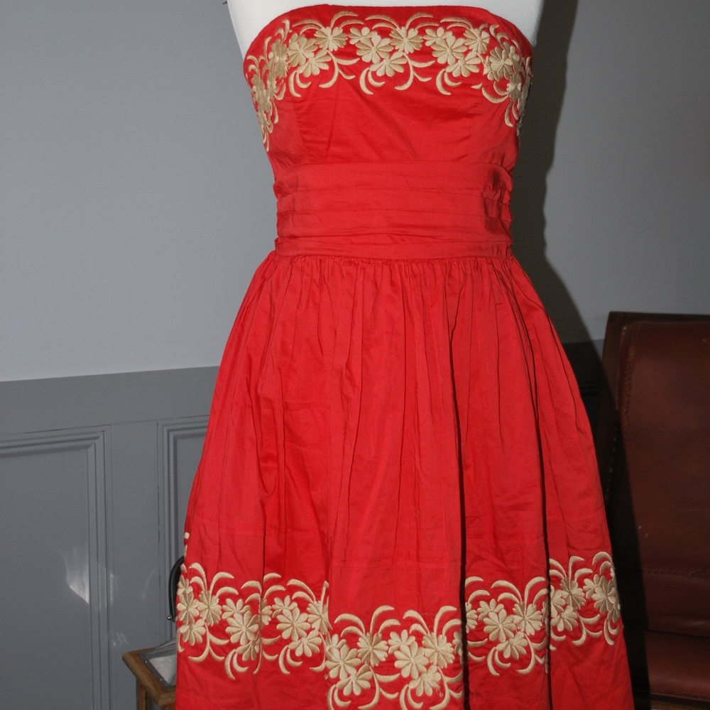 Anthropologie Girls From Savoy dress