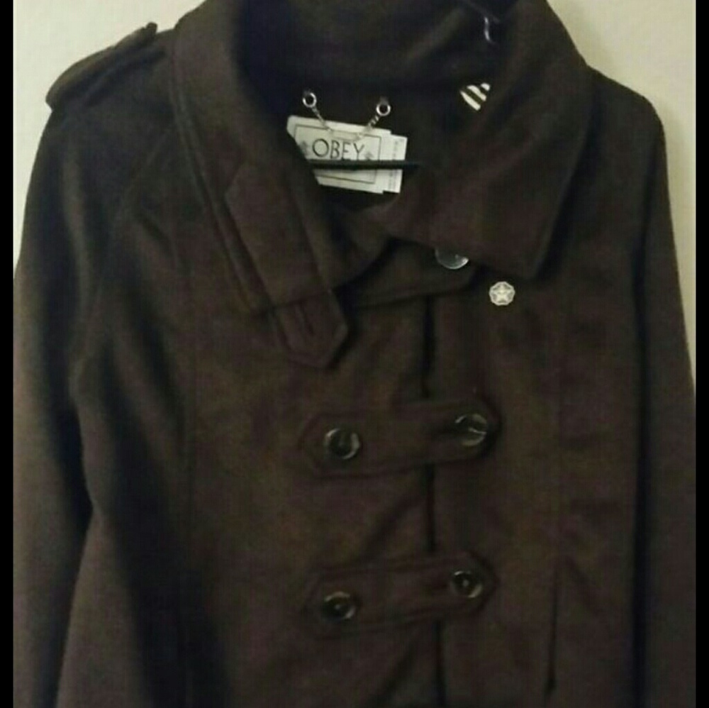 Brown Peacoat