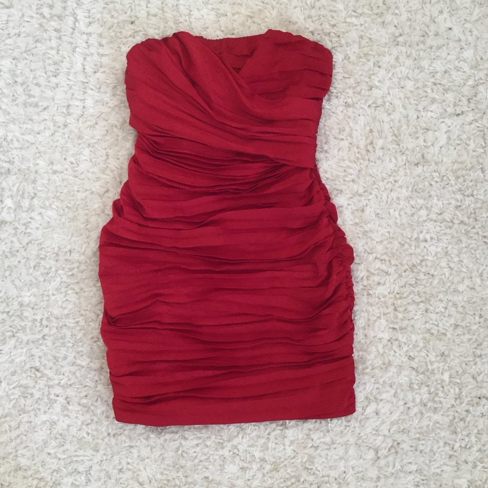 Red Rouged Express Mini Dress