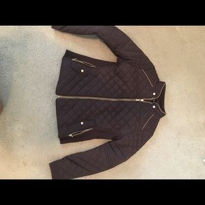 Brown Fashion Jacket with gold accents