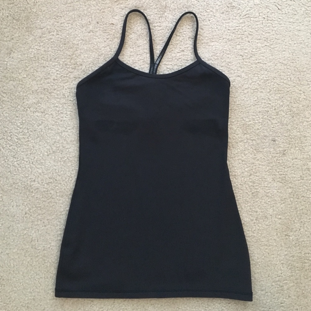 Lululemon Power Y Tank Black NWOT
