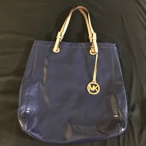 Michael Kors Navy Tote Bag
