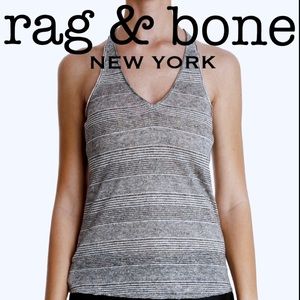 Rag & Bone Dunes Vneck Racerback Knit Tank Top NWT