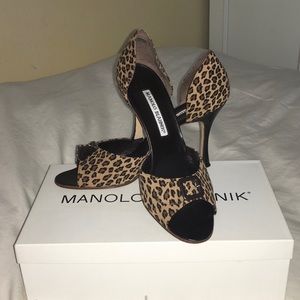 Cheetah Print Manolo Blahnik Heels