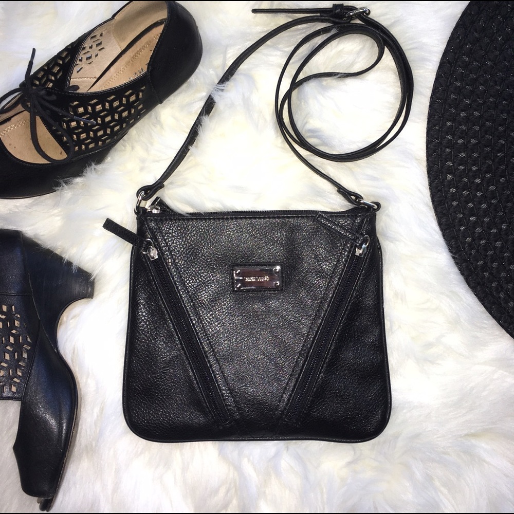 Nine West Black Crossbody Bag Minimalist Design
