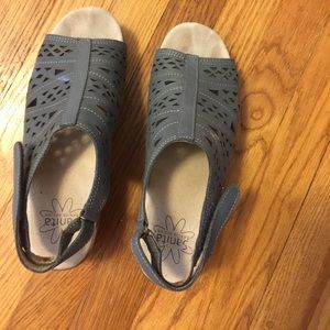 Sanita open-toe sling back sandals.