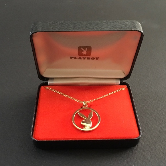 Accessories - 1970s Vintage Playboy Club logo necklace