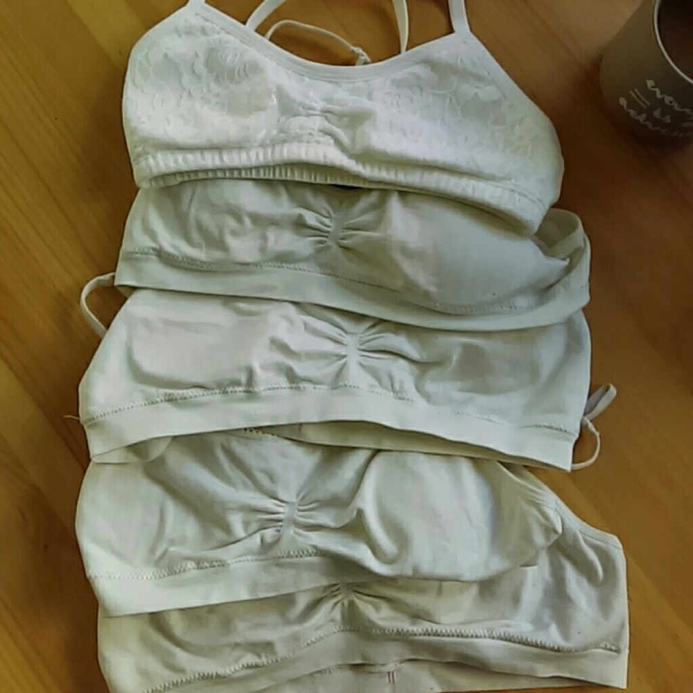 5 Lightly padded girls bras