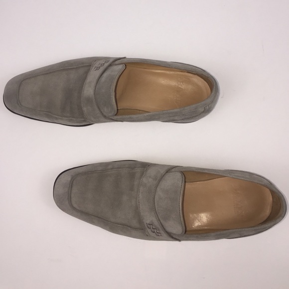 Men's Bally Luneton Suede Penny Loafer - Picture 7 of 8