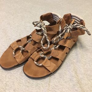 SOREL Torpeda Lace Sandal in Elk, Size 10.5