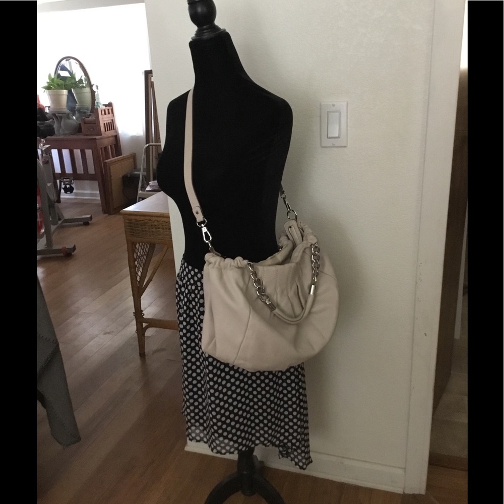 Michael Kors cream hobo