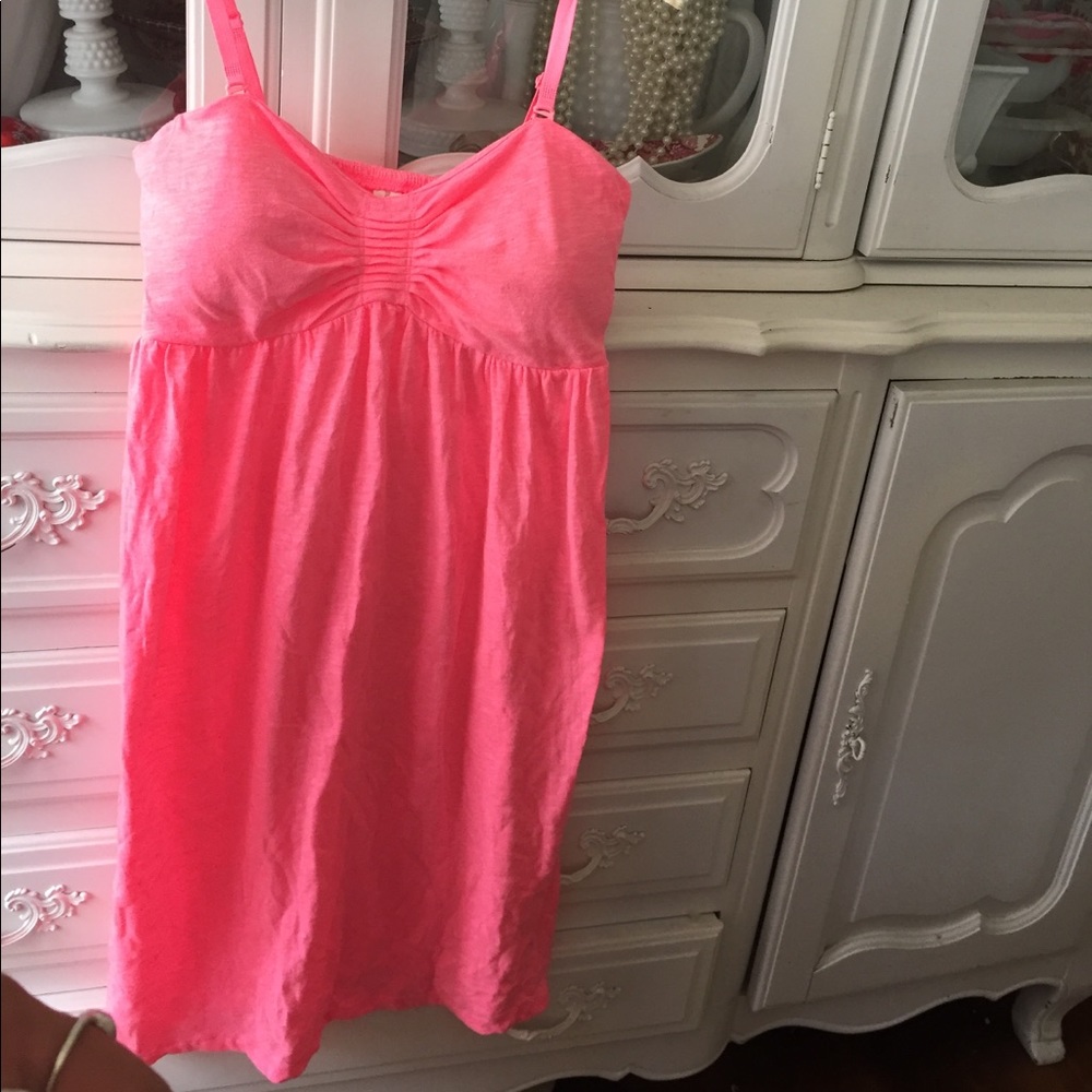 Hot pink summer coverup!
