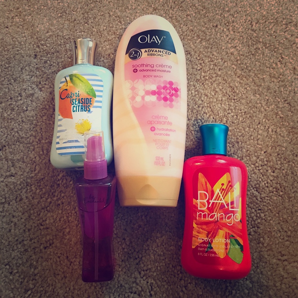 Lotions, Body Wash, and Perfume!