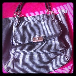 Medium sized black Coach Purse