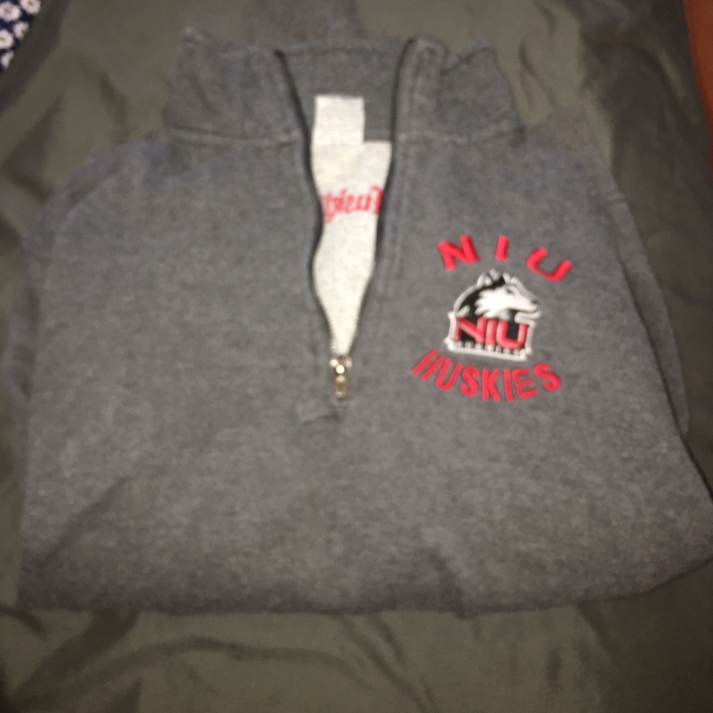 NIU quarter zip sweatshirt