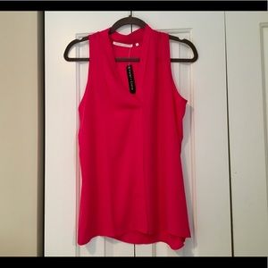 Violet + Claire Sleeveless V-Neck Blouse
