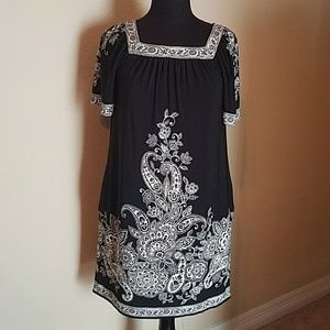 Black and white dress