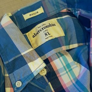 Boys Abercrombie long sleeve button up
