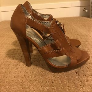 Jessica Simpson Gladiator Zipper Heel