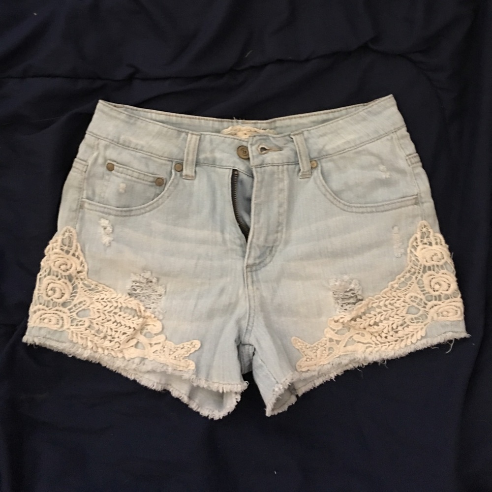 Altar'd state denim shorts