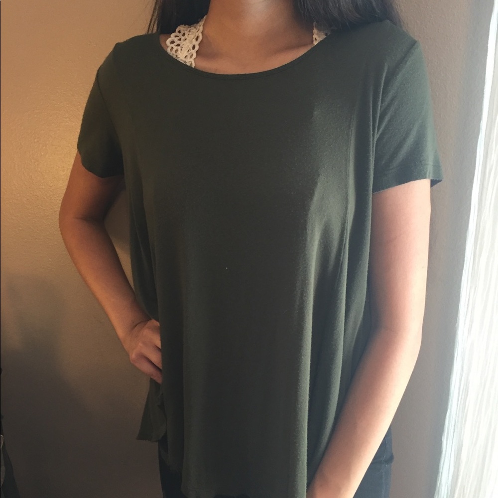 Army green t shirt