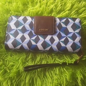 Fossil abstract wallet