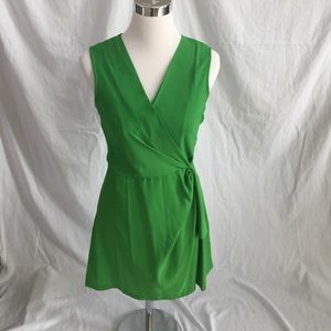 XOXO Green Romper V-neckline Wrap Detail sz 5/6