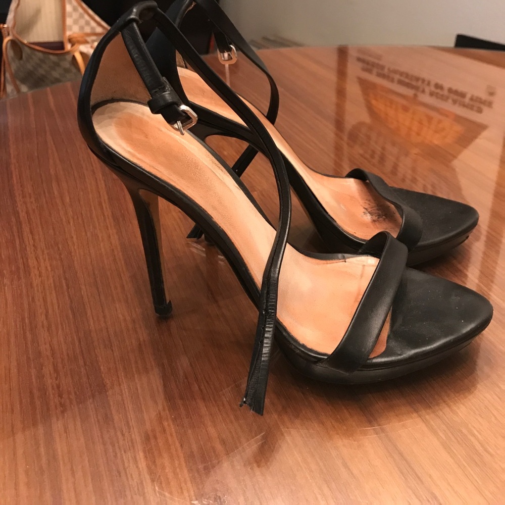 Zara black high heels