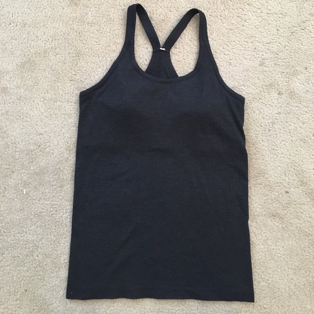 Lululemon black y tank