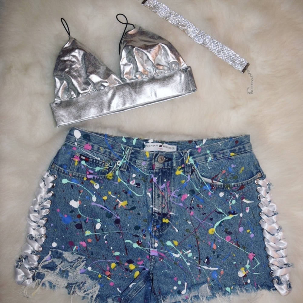 Splatter Denim
