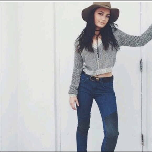 Carmar leather patched jeans!!! - Picture 1 of 6