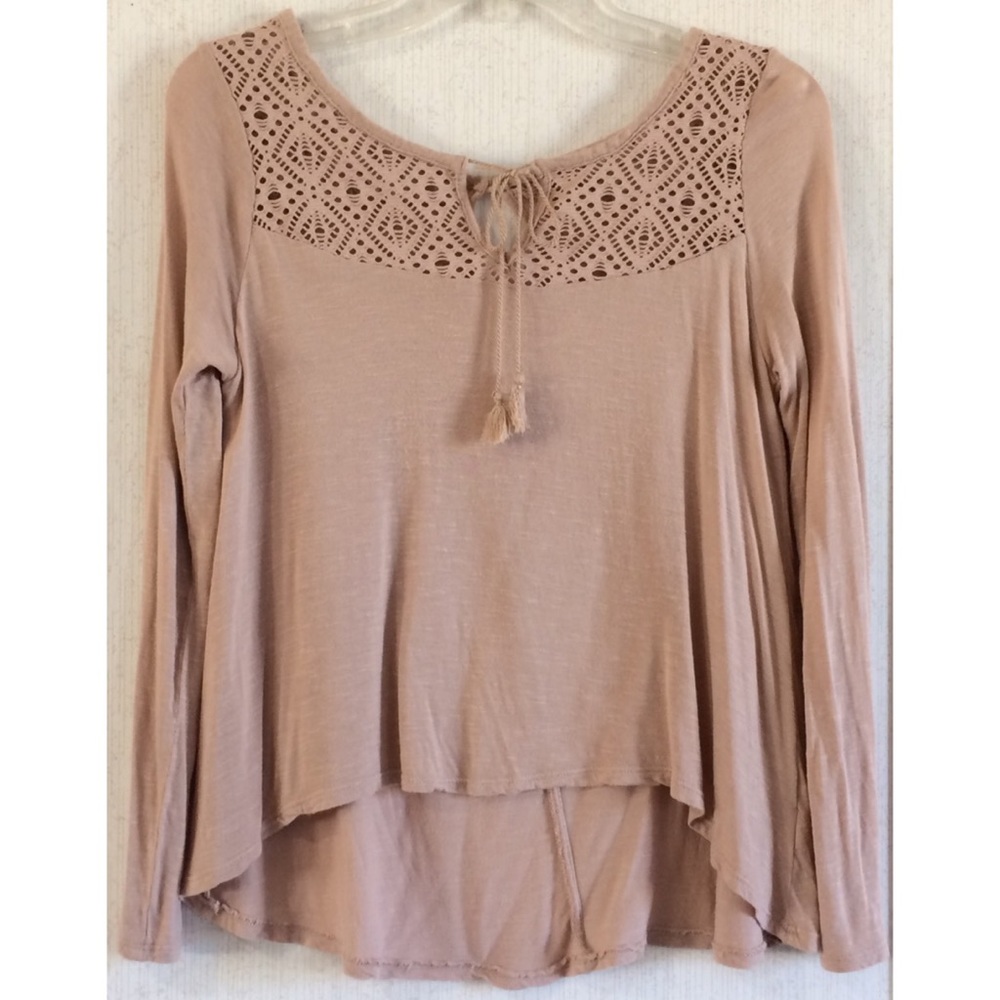Cape Juby Tassel Tie Peasant Top