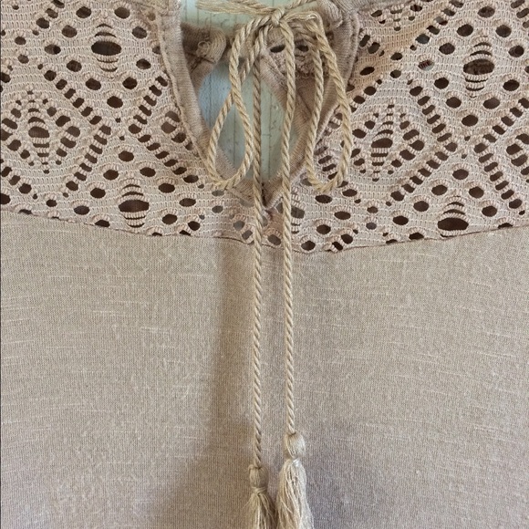 Cape Juby Tassel Tie Peasant Top - Picture 3 of 5