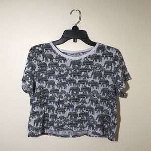 Aeropostale Elephant Crop Top