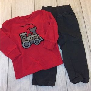 Boys 2T/3T Train Outfit