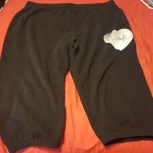Victoria Secret Pink Cropped Sweatpants