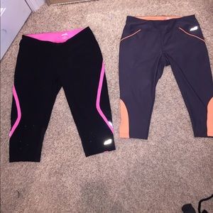 2pair of Avia capris