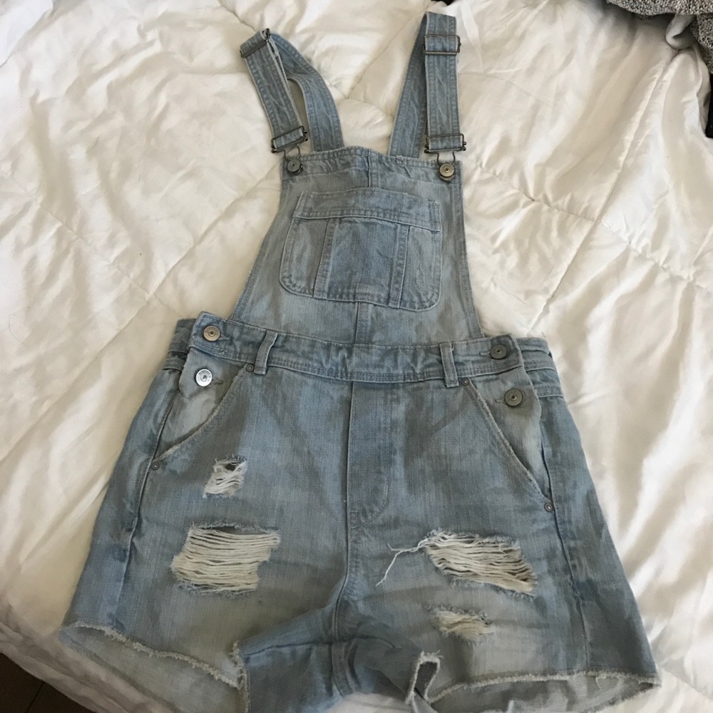 Denim overalls