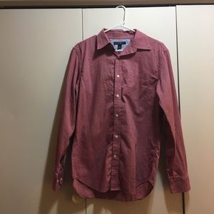 Banana Republic Red Oxford Shirt