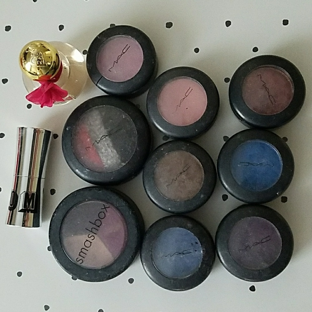 Mac/smashbox eyeshadows w coach parfum