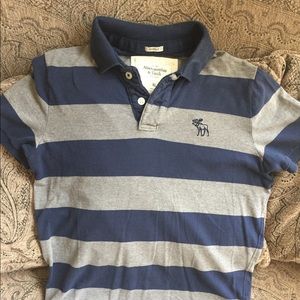 Men's short sleeve striped polo