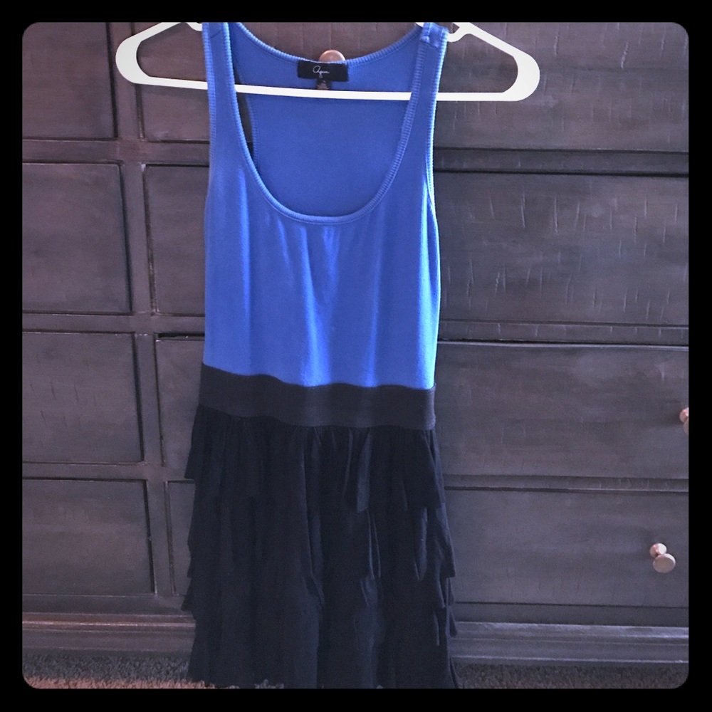 Aqua T shirt dress