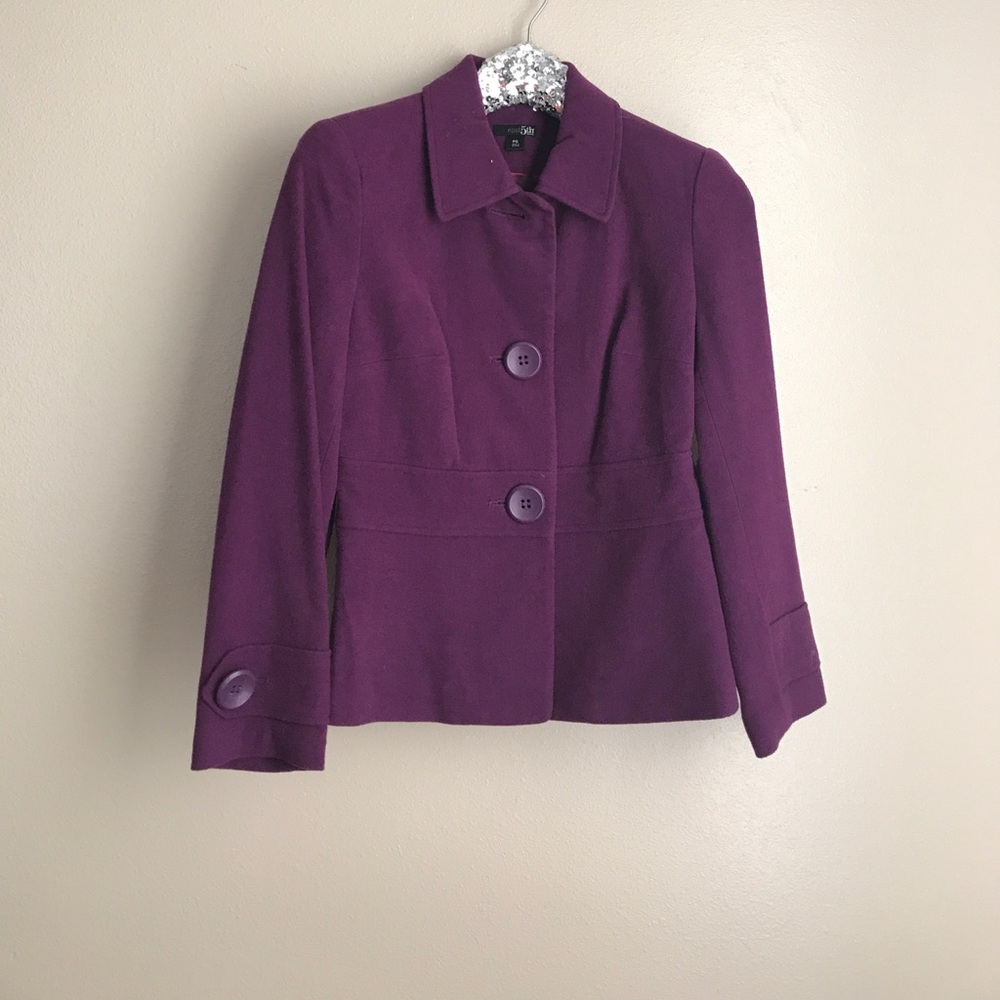 Purple Pea Coat
