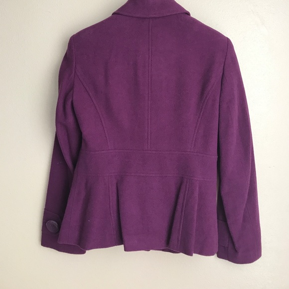 Purple Pea Coat - Picture 3 of 3